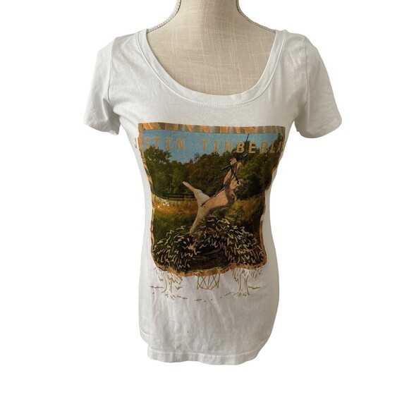Justin Timberlake T Shirt Man of Woods Graphic Tee Tour Concert Singer Size‎ M - Picture 1 of 5